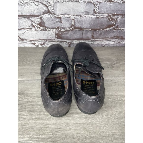 Bed Stu Dark Gray Leather Wing Tip Oxfords Lace Up Shoes Men Sz 10.5M US/43.5EU main image 7